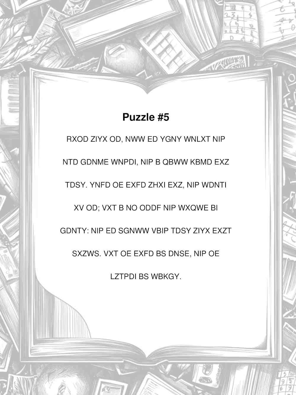 ASV Bible Verse Cryptograms Sample Page 2