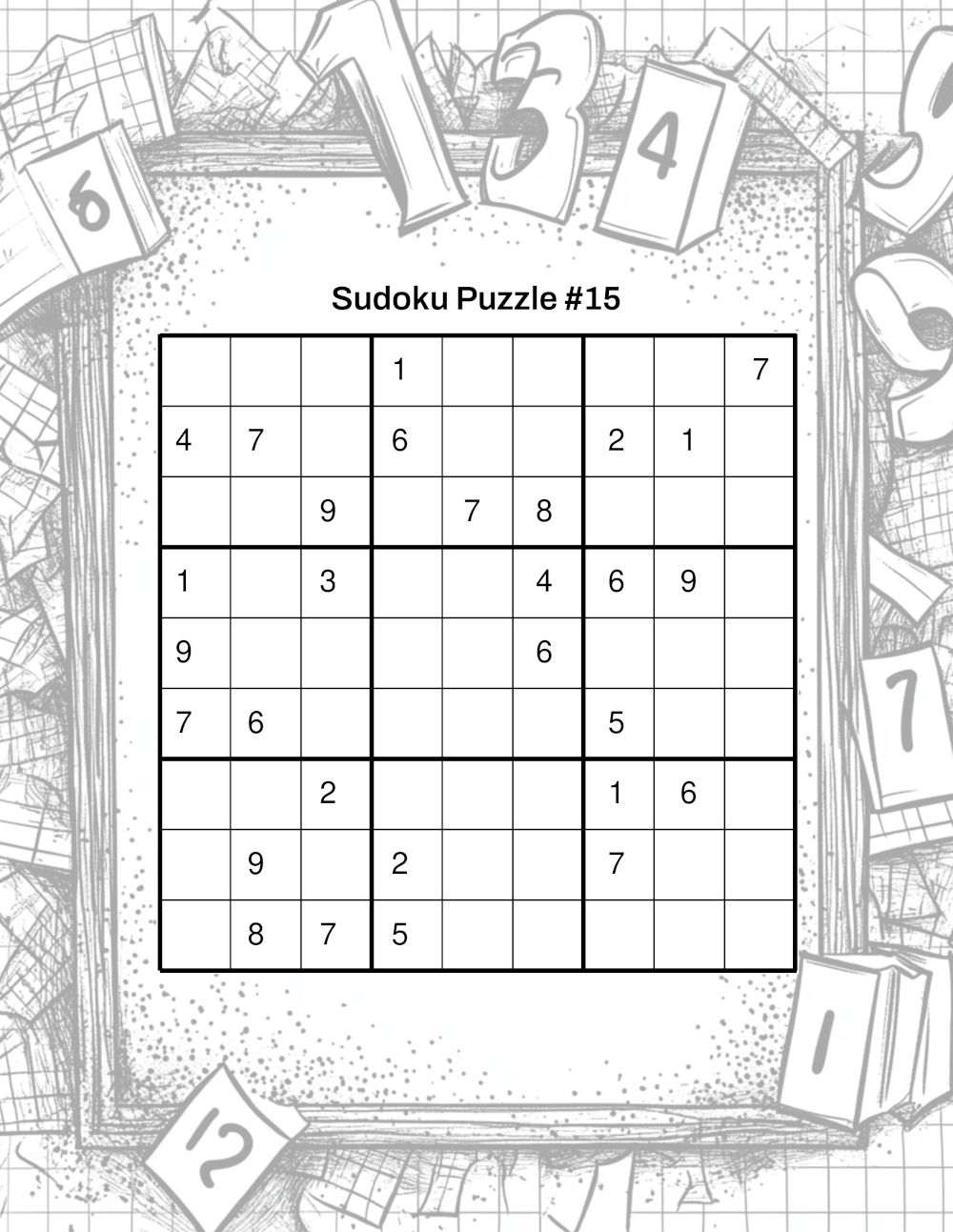 Advanced Level Sudoku Sample 3