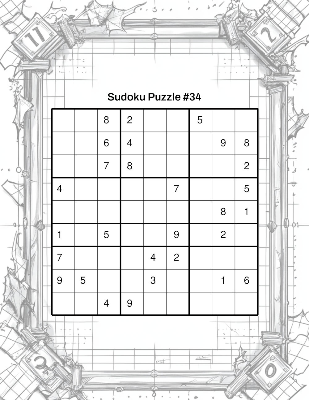Advanced Level Sudoku Sample 3