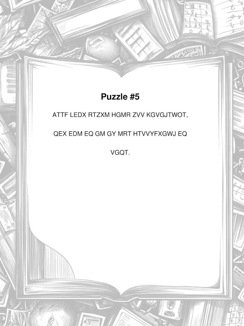WEB Bible Verse Cryptograms Sample Page 3